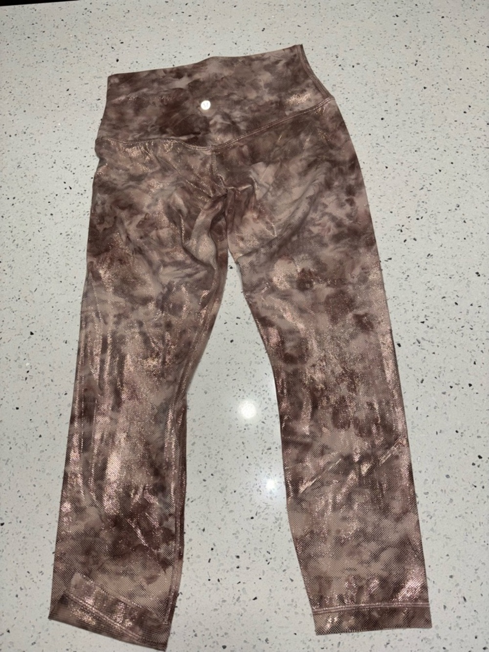 Lululemon Gold Foil Align Leggings New